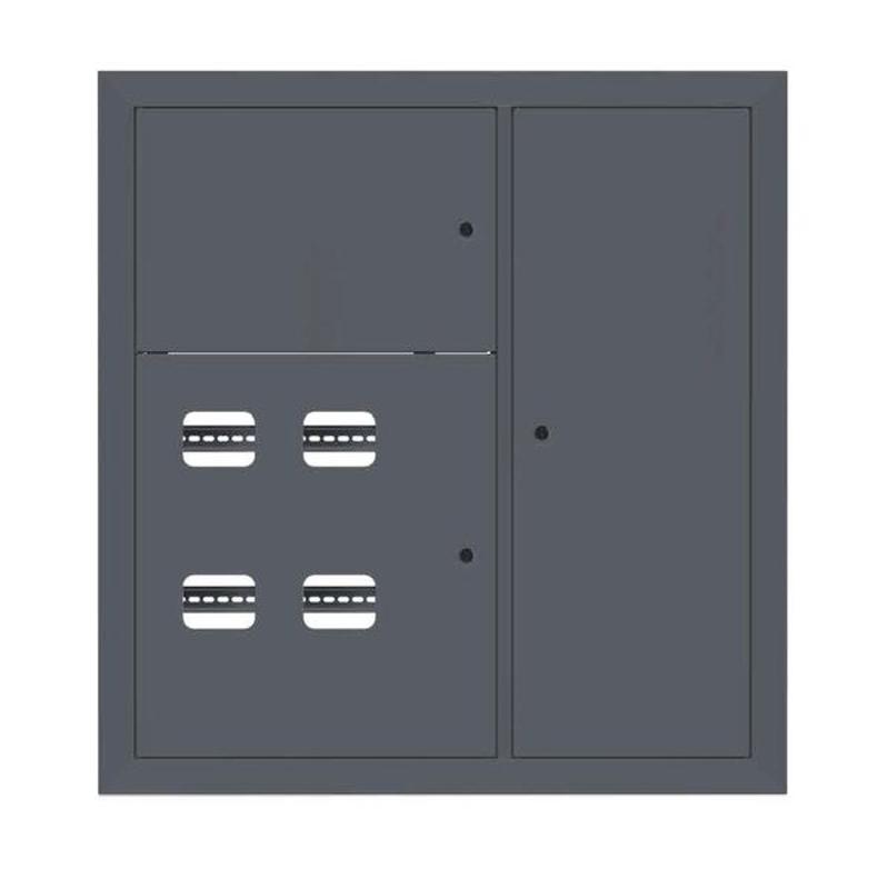 Щит этажный 4 кв. RAL7016 (1000х950х150)  PROxima