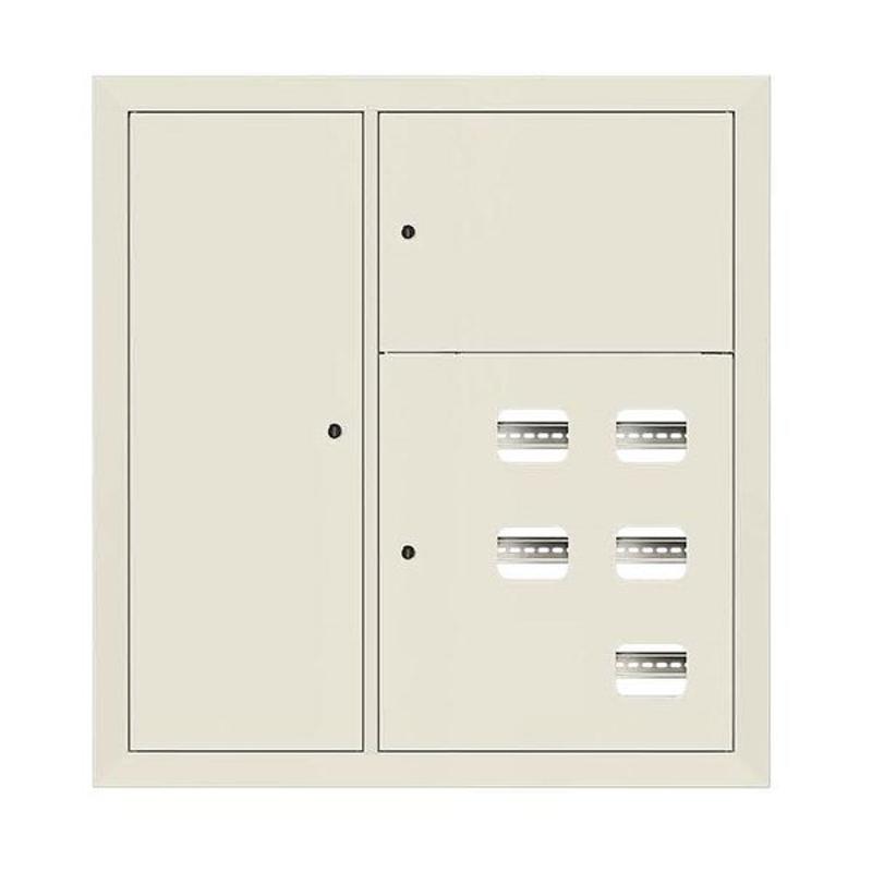 Щит этажный 5 кв. слаботочка слева RAL9002 (1000х950х150)  PROxima