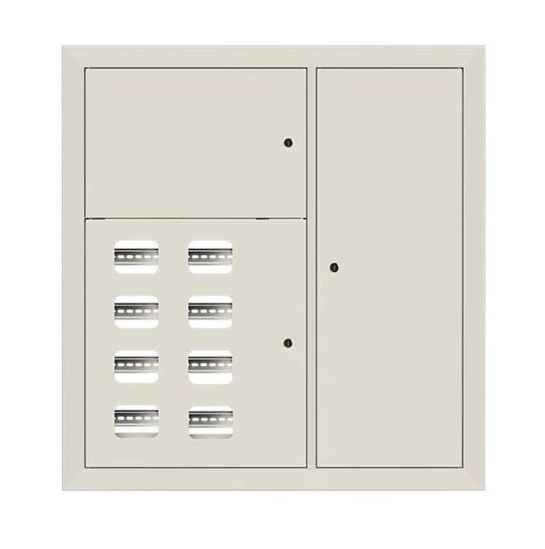 Щит этажный 8 кв. RAL9002 (1000х950х150)