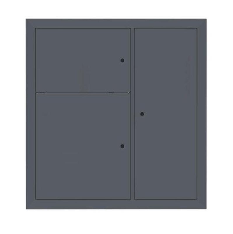 Щит этажный до 4 кв. без окон RAL7016 (1000х950х150)  PROxima