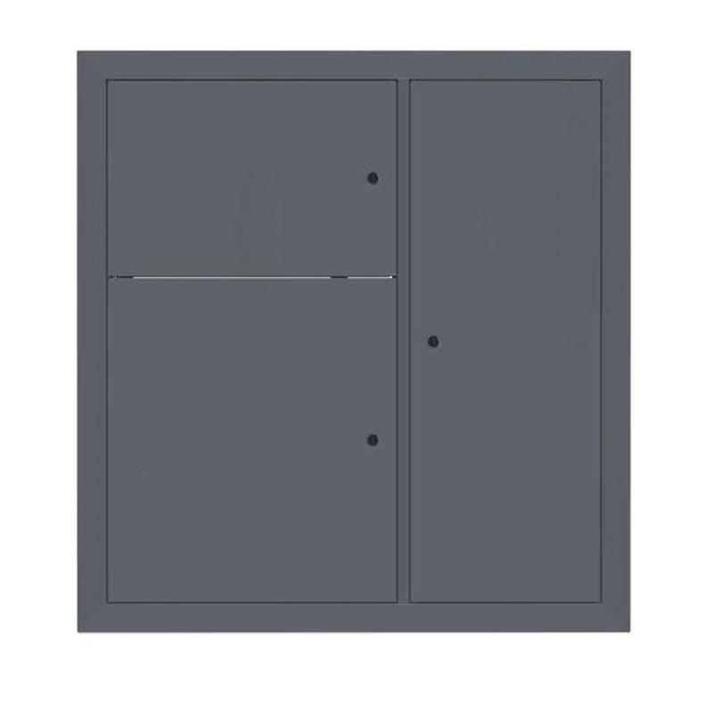 Щит этажный до 4 кв. без окон RAL7024 (1000х950х150)  PROxima