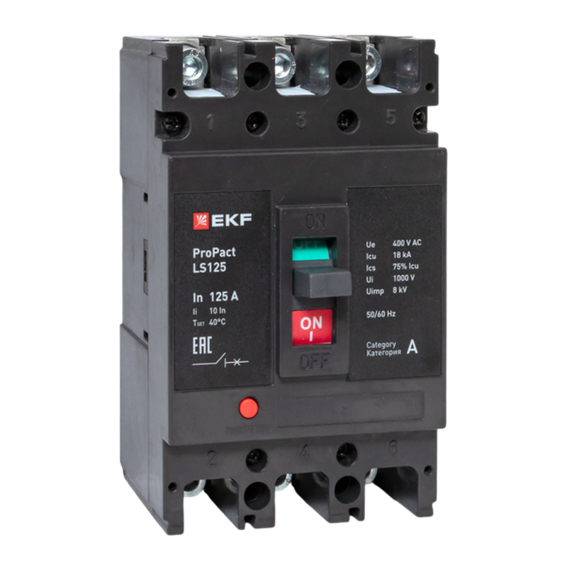 Выключатель автоматический LS125 18кА 3P 125А ProPact