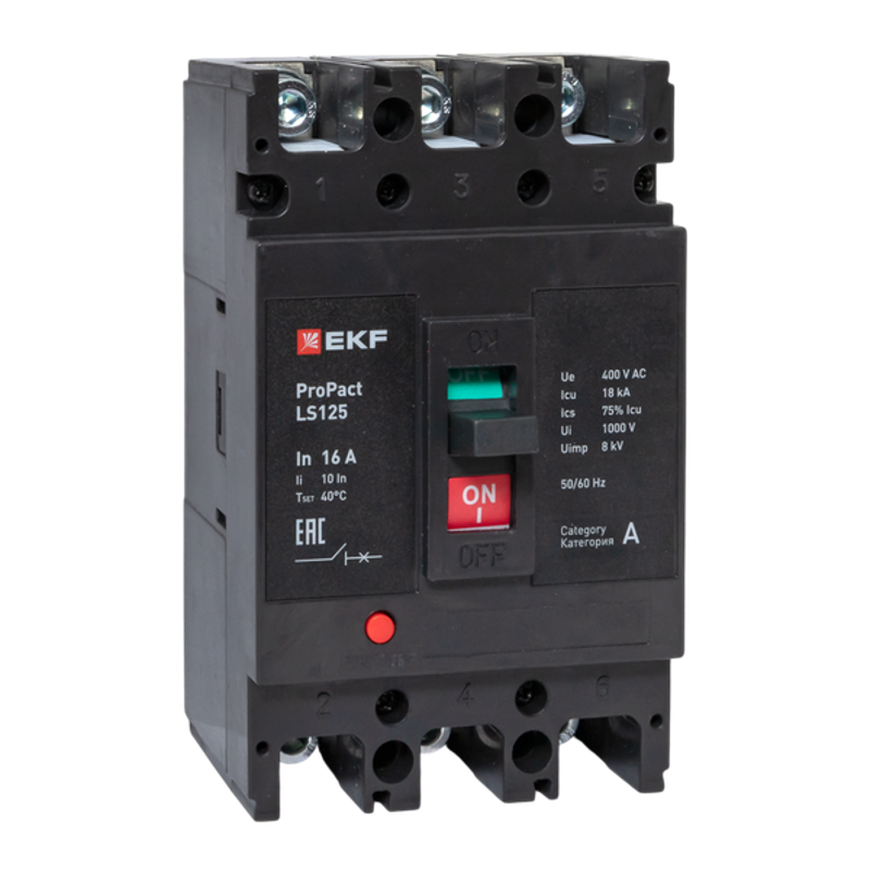 Выключатель автоматический LS125 18кА 3P 16А ProPact