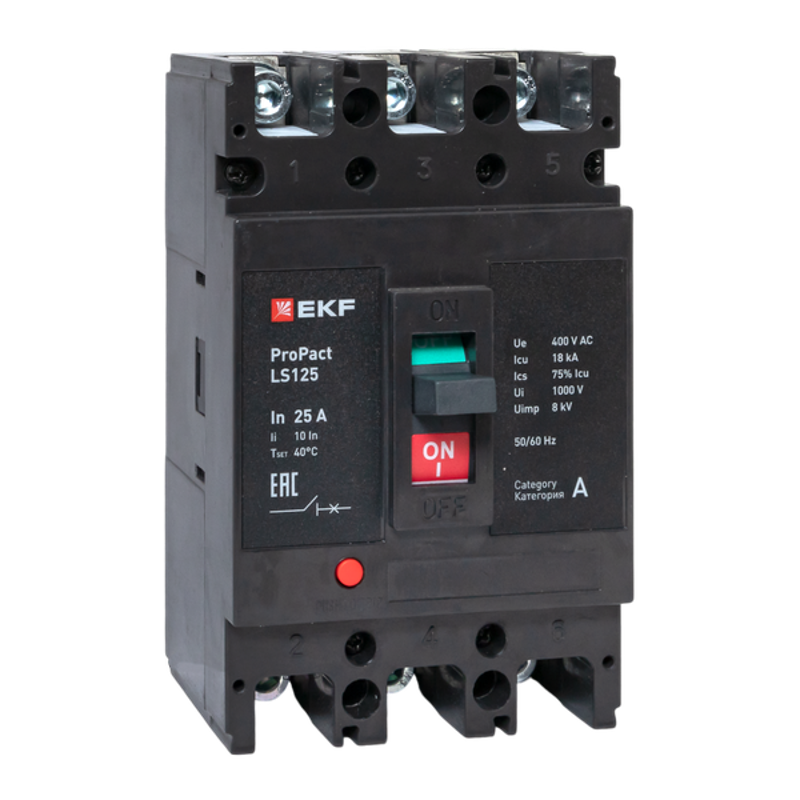 Выключатель автоматический LS125 18кА 3P 25А ProPact