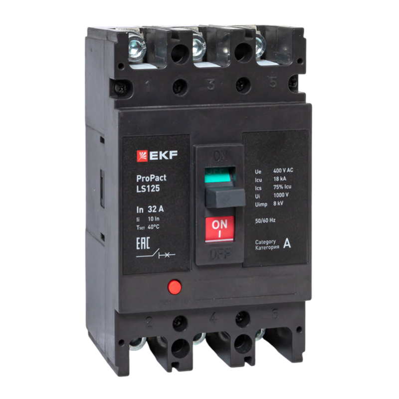 Выключатель автоматический LS125 18кА 3P 32А ProPact