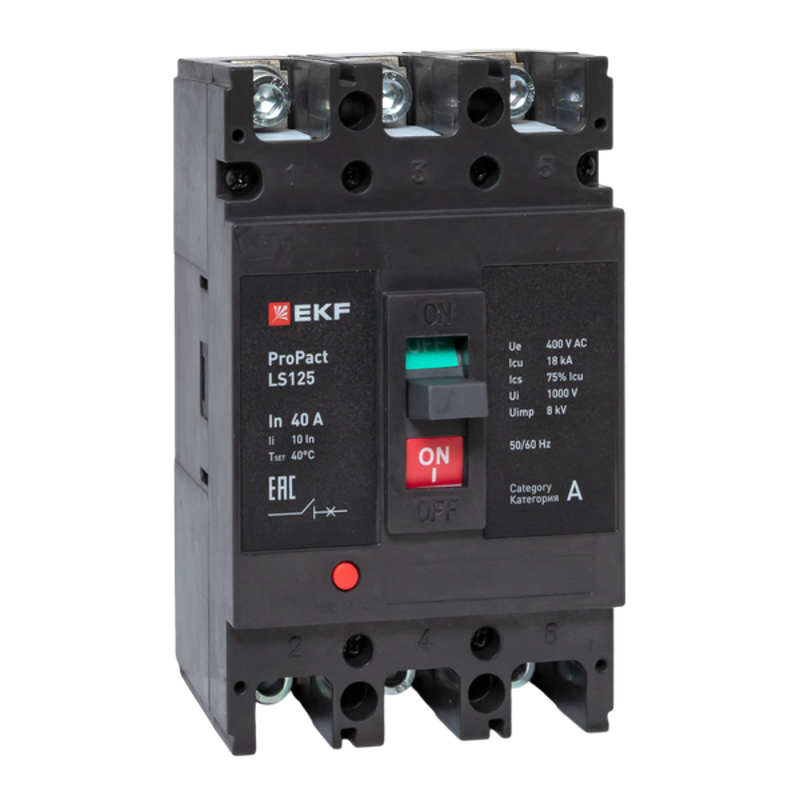 Выключатель автоматический LS125 18кА 3P 40А ProPact