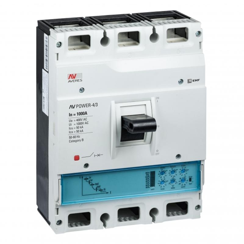 Выключатель автоматический AV POWER-4/3 1000А 50kA ETU2.0