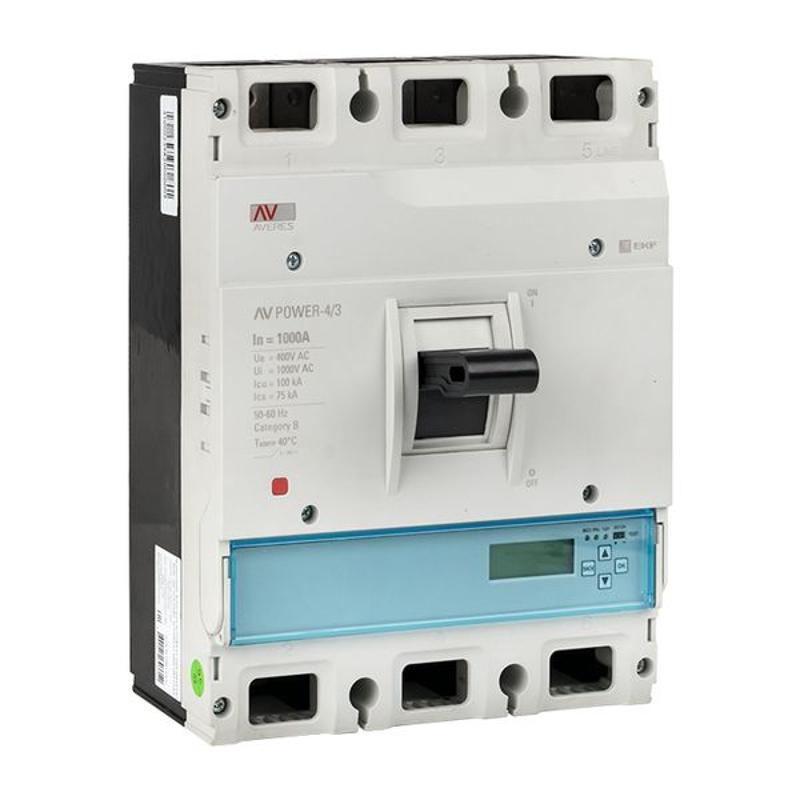 Выключатель автоматический AV POWER-4/3 1000А 100kA ETU6.0 AVERES