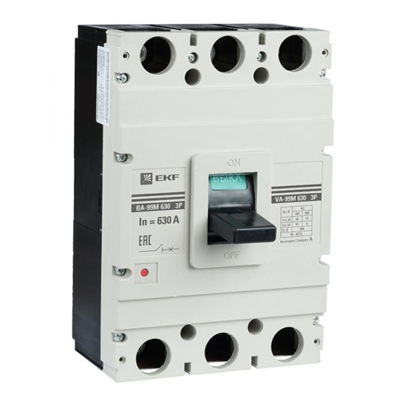 Выключатель автоматический ВА-99М 630/630А 3P 50кА EKF Basic