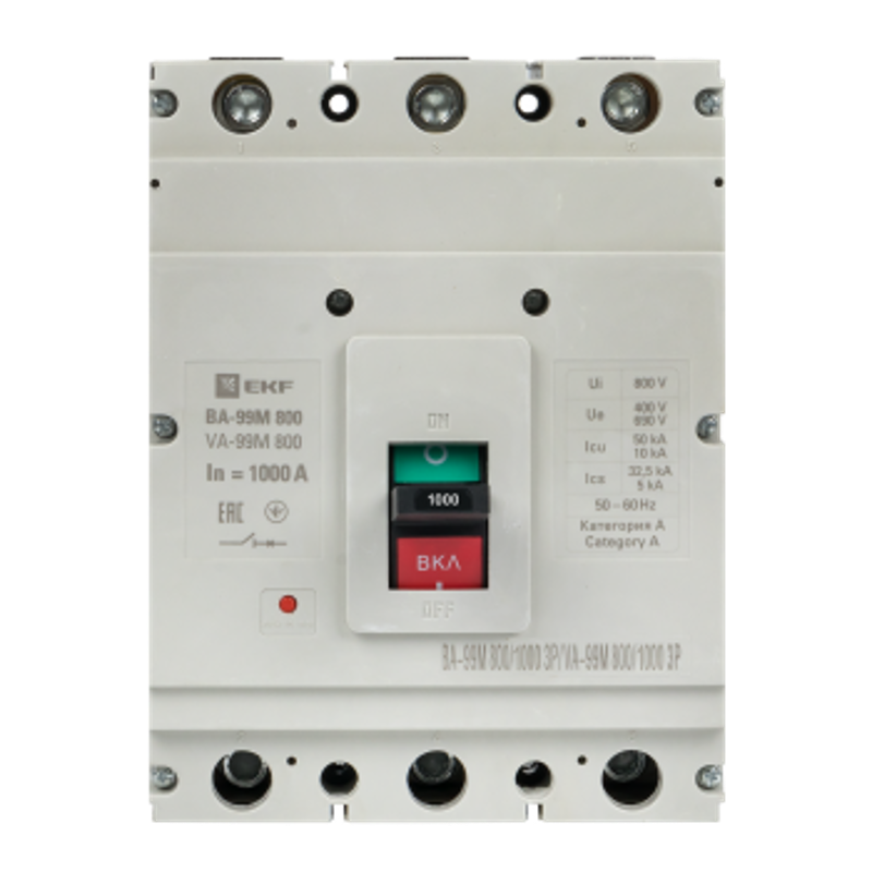 Выключатель автоматический ВА-99М  800/1000А 3P 50кА PROxima
