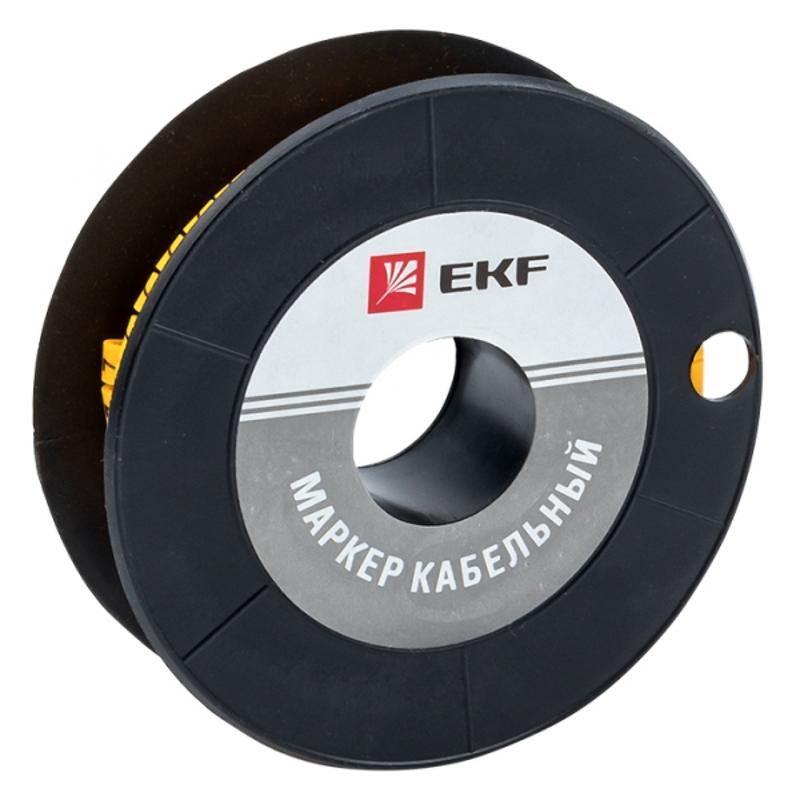 Маркер-кабельный 4,0кв.мм "7" (500шт.) (ЕС-2) EKF PROxima