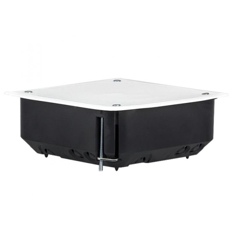 Коробка распределительная КМП-020-008 для полых стен (115х115х45) с металлическими лапками IP20