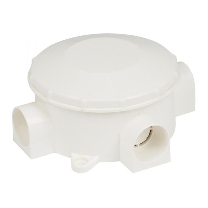 Коробка распределительная КМР-040-040 трехрожковая белая (70х35) EKF PROxima