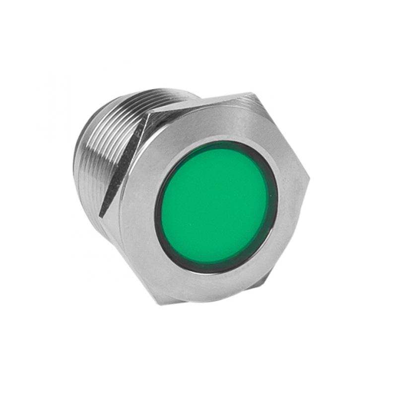 Лампа зеленая сигнальная S-Pro67 19 мм 230В PROxima