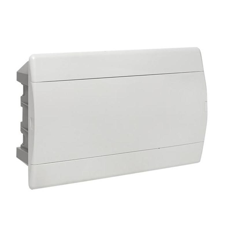 Щит распределительный встраиваемыйЩРВ-П-18 "SlimBox" белая дверца IP41 PROxima