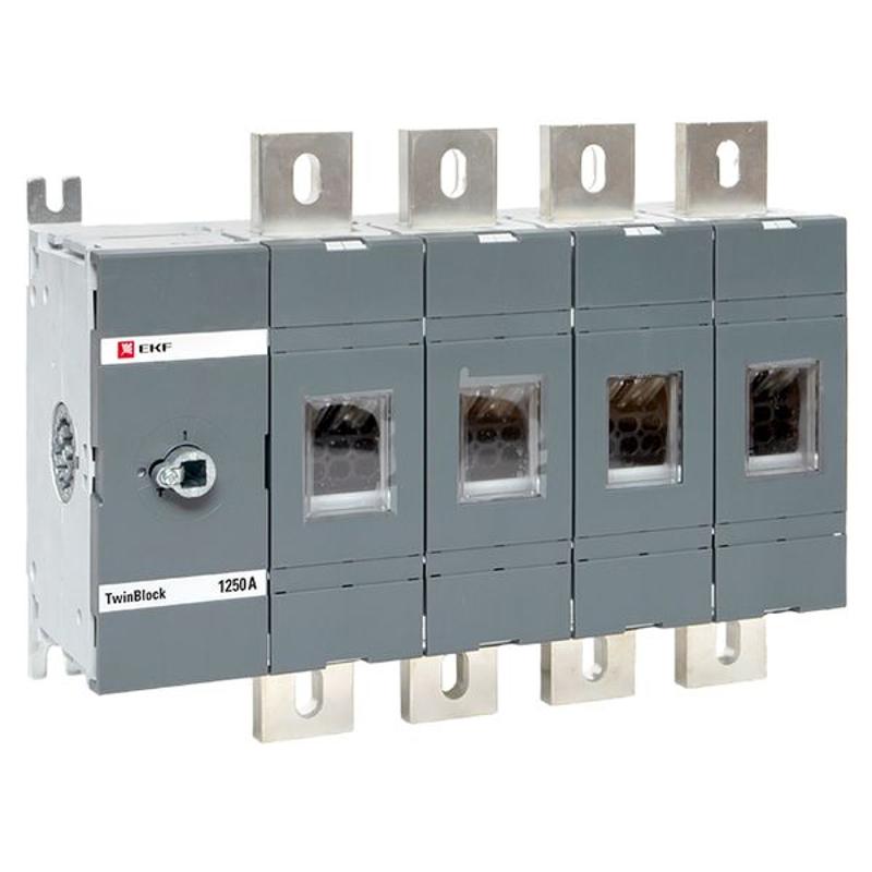 Рубильник 1250A 4P без рукоятки управления TwinBlock