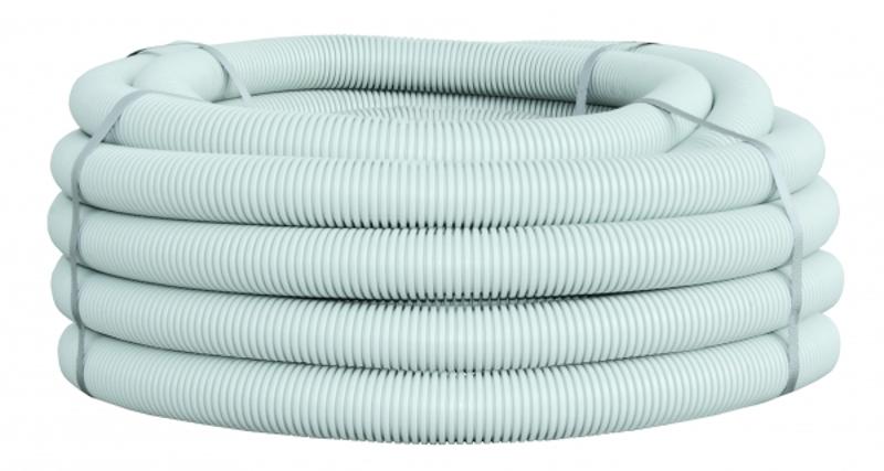 Труба гофр.ПВХ Plast с зондом d63мм (15м)