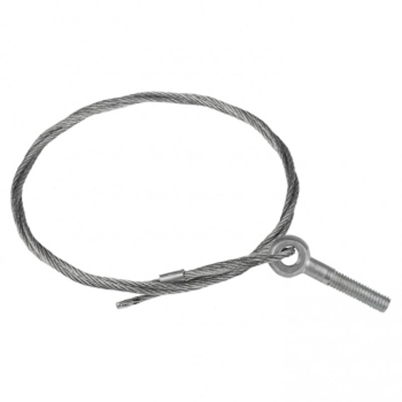 Трос стальной с рым-болтом М6 L=7м (2мм)