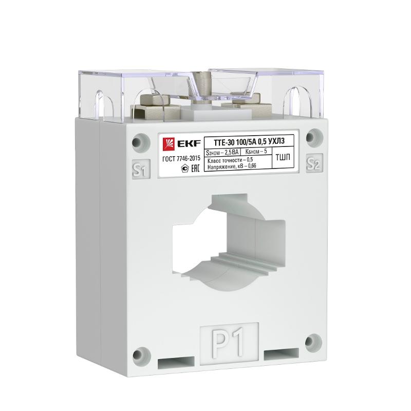 Трансформатор тока ТТЕ-30-100/5А mini класс точности 0,5 PROxima