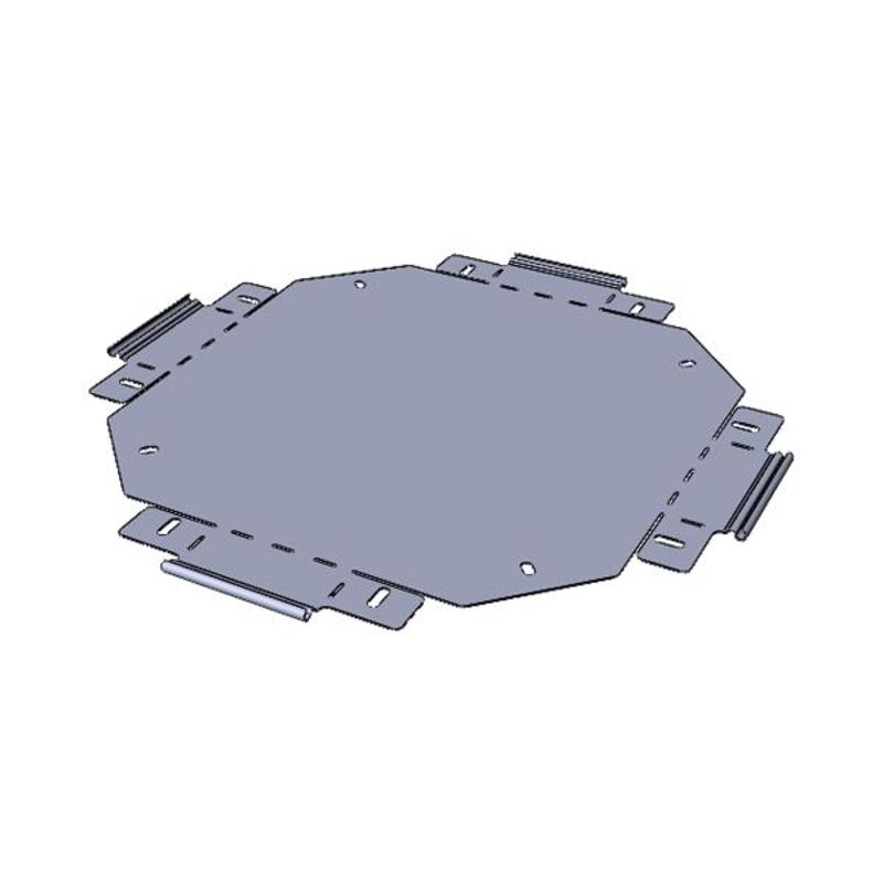 Ответвитель крестообразный 80x200 мм (плоский)