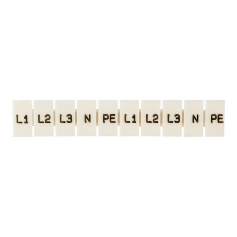 Маркеры для JXB-ST 1,5 с символами "L1, L2, L3, N, PE" (100 шт.) EKF PROxima