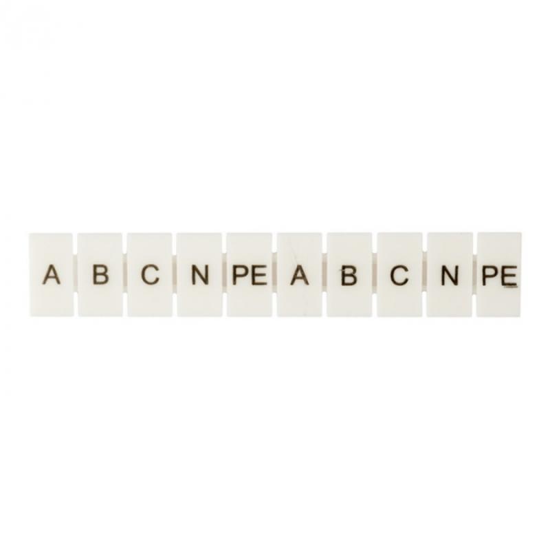 Маркеры для JXB-ST 2,5 с символами "A, B, C, N, PE" (100 шт.) EKF PROxima