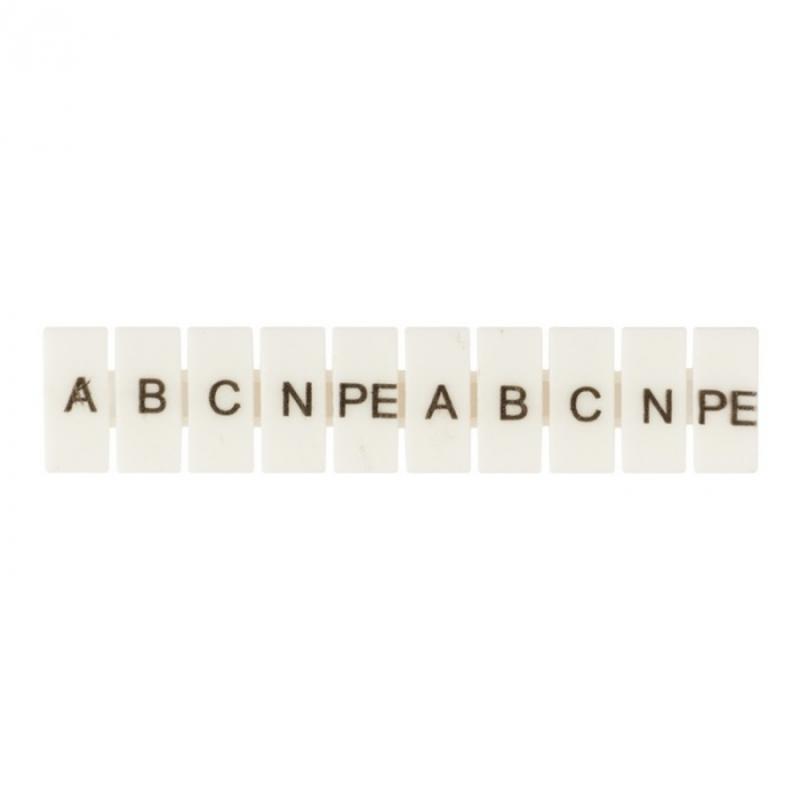 Маркеры для JXB-ST 4 с символами "A, B, C, N, PE" (100 шт.) EKF PROxima
