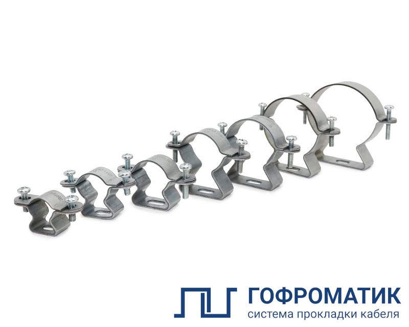 Хомут трубный стальной ХТс-01-40
