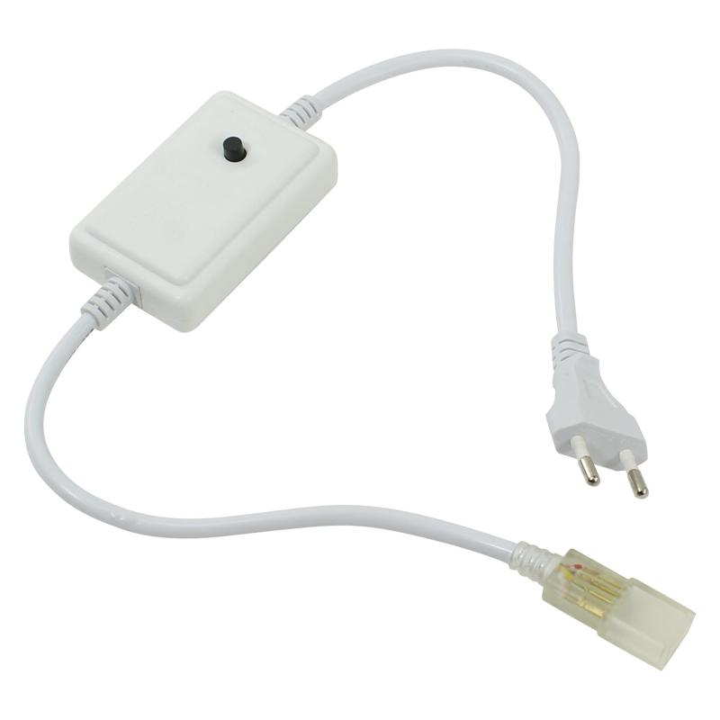 Контроллер для светодиодной ленты RGB controller-220-A06 на 220В управление одной кнопкой