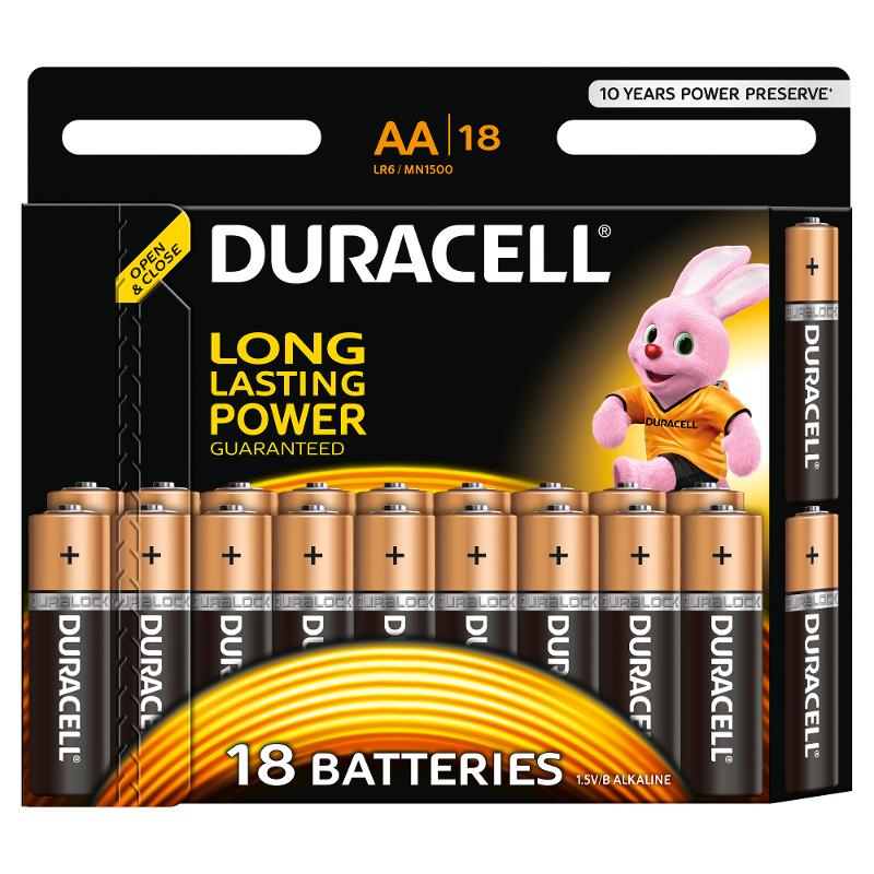 Элемент питания Duracell LR6-18BL BASIC