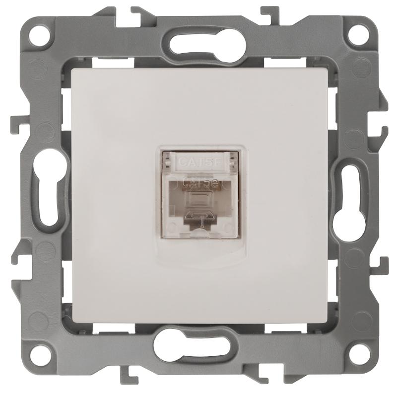 Розетка информационная 12-3107-02 RJ45,  слоновая кость