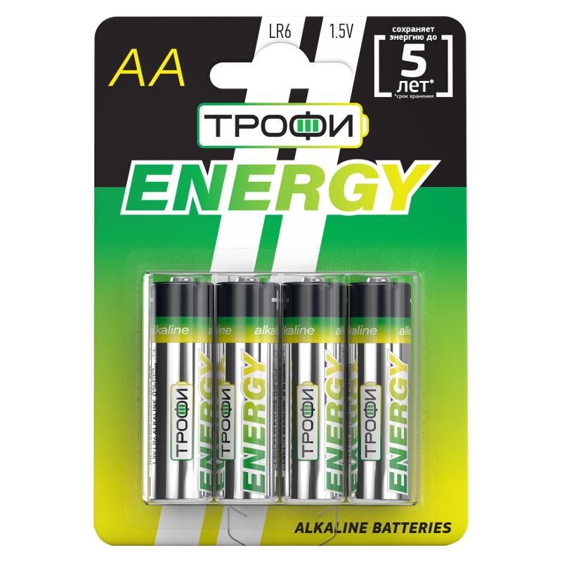 Батарейка щелочная (алкалиновая) LR6-4BL ECO (40/720/17280) (AA)