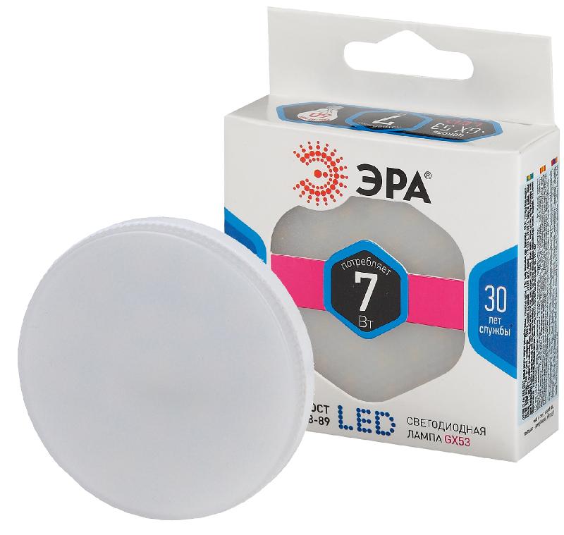 Лампа светодиодная LED 7Вт GX53 4000К smd GX-7w-840-GX53