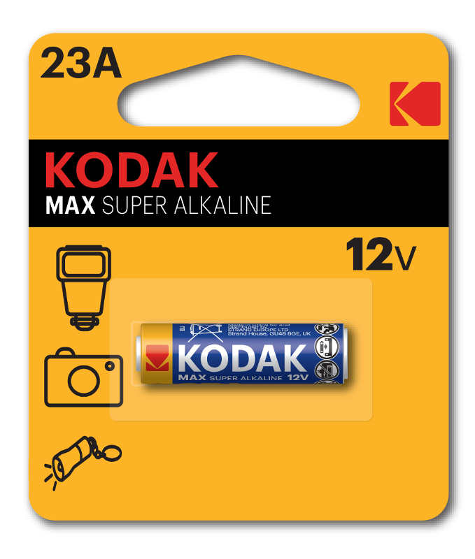 Батарейки  23A-1BL MAX SUPER Alkaline [K23A-1] (60/240/21600)