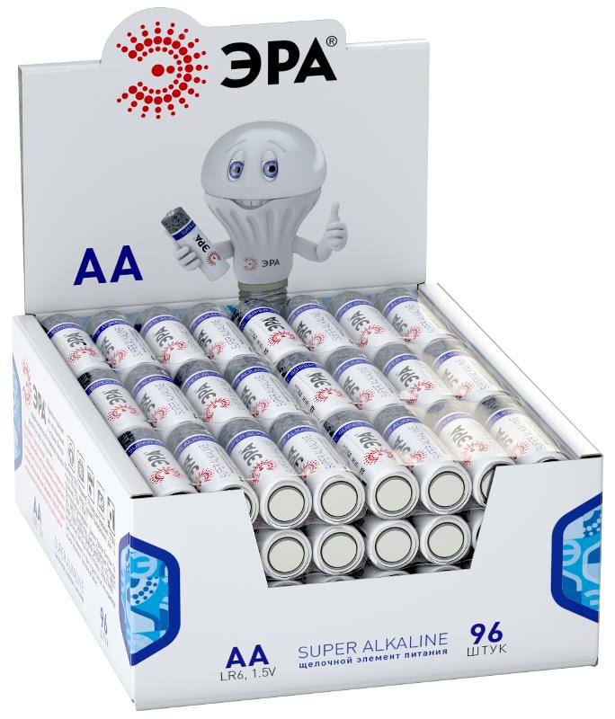 Батарейка щелочная (алкалиновая)  LR6-4S promo-box (96/384/18432) (AA)
