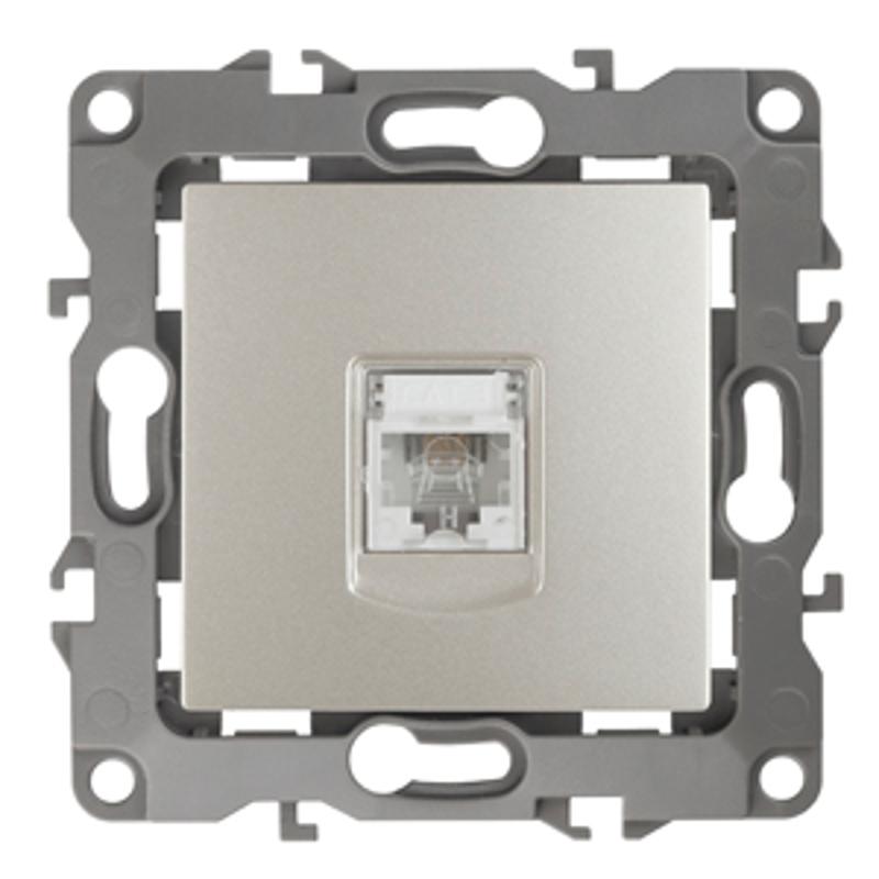 Розетка телефонная 12-3105-15 RJ11,  перламутр