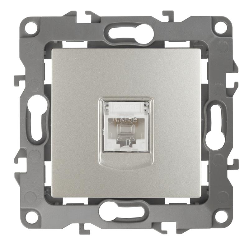 Розетка информационная 12-3107-15 RJ45,  перламутр