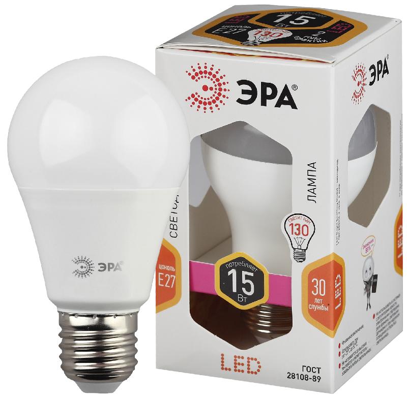 Лампа светодиодная LED 15Вт Е27 220В 2700К smd A60 груша