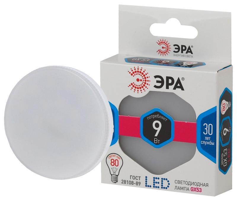 Лампа светодиодная LED 9Вт GX53 4000К СТАНДАРТ smd GX-9w-840-GX53