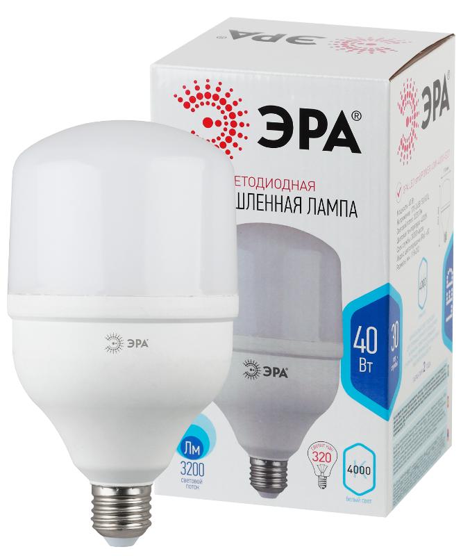 Лампа светодиодная LED 40Вт T120 Е27 220В 4000К smd POWER