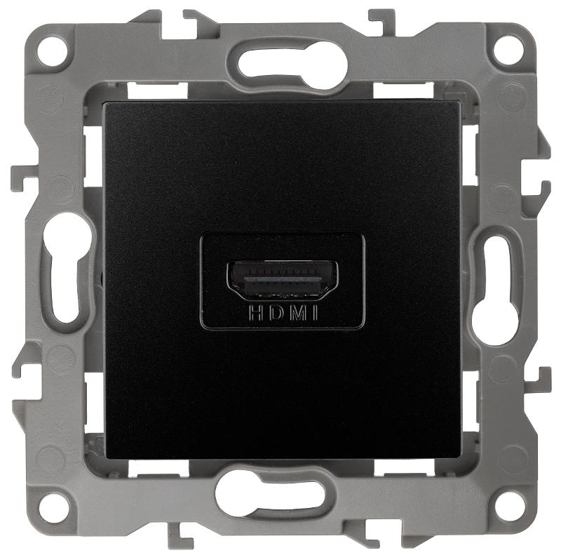 Розетка HDMI 12-3114-05  ,  антрацит