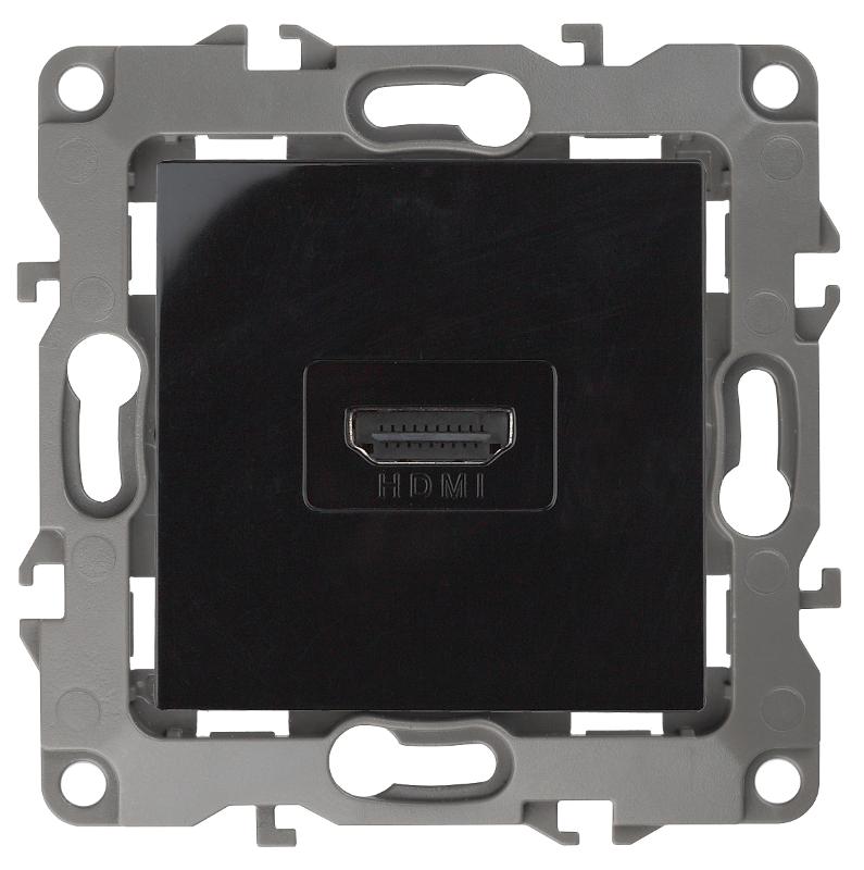 Розетка HDMI 12-3114-06  ,  чёрный