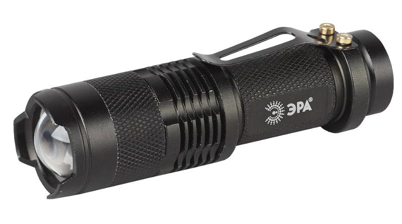Фонарь универсальный 1хLED 1xAA UB-602 Компакт, регулируемый фокус, 3 режима, прищепка, алюминиевый