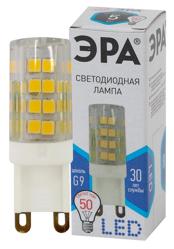 Лампа светодиодная LED 5Вт G9 220В 4000К smd JCD капсульная