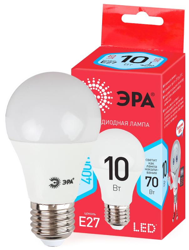 Лампа светодиодная LED 10Вт Е27 4000К smd A60-10w-840-E27_ECO