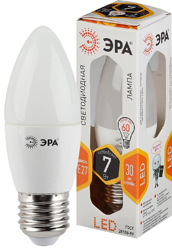 Лампа светодиодная LED B35-7W-827-E27