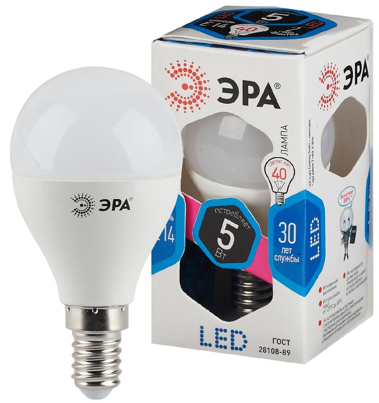 Лампа светодиодная LED P45-5W-840-E14