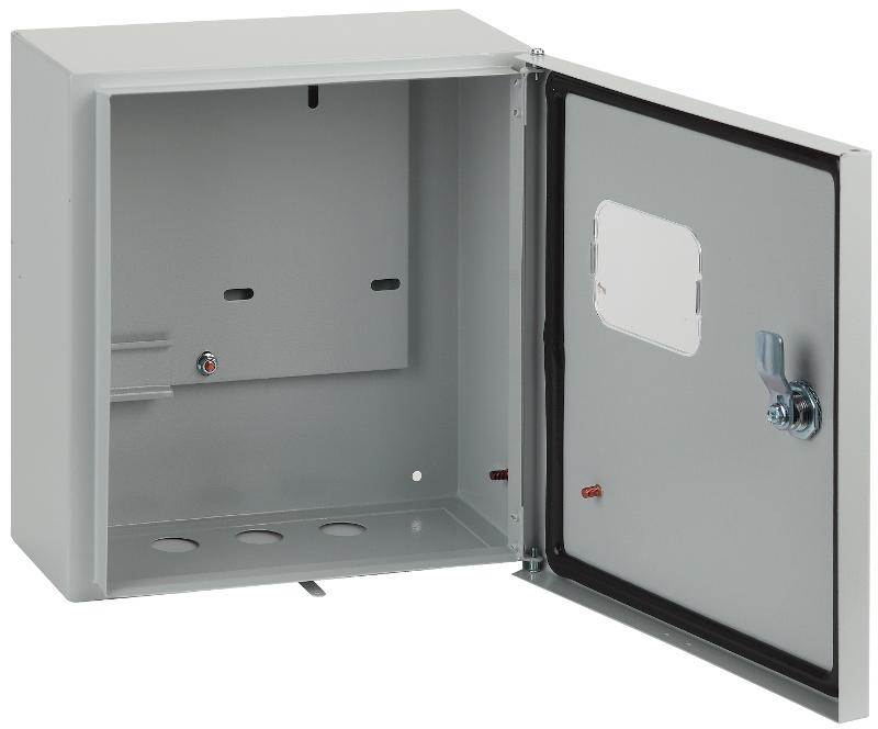 Щит учета металлический навесной ЩУ-1/1-0-76 IP54 (310Х300Х150) (1 дверь)