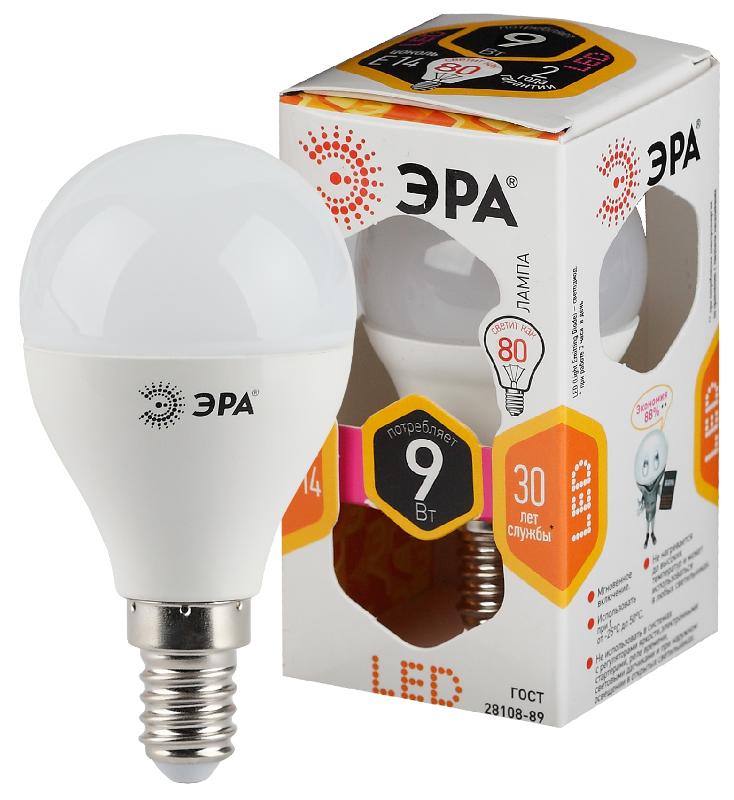 Лампа светодиодная LED P45-9W-827-E14