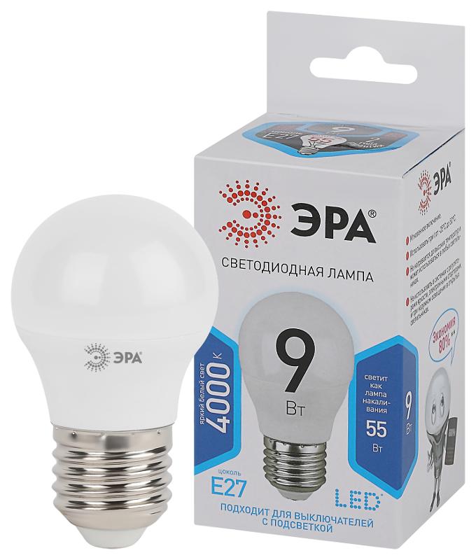 Лампа светодиодная LED P45-9W-840-E27